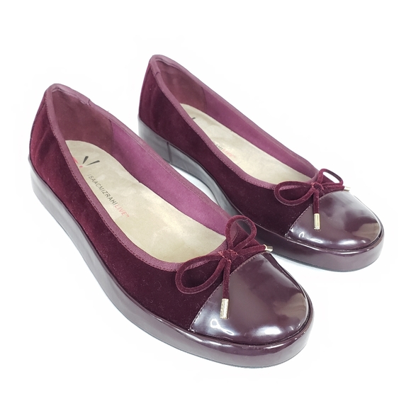 Isaac Mizrahi Shoes - Isaac Mizrahi Live Purple Platform Flats